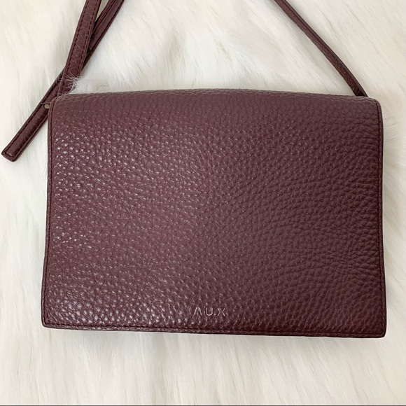 Aritzia Auxiliary Calisch Crossbody Bag Maroon - Picture 4 of 16